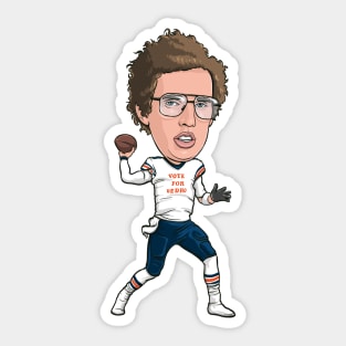 Napoleon Dynamite Nick Foles Chicago Bears Sticker